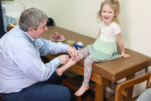 Advanced Prosthetics Fitting Child